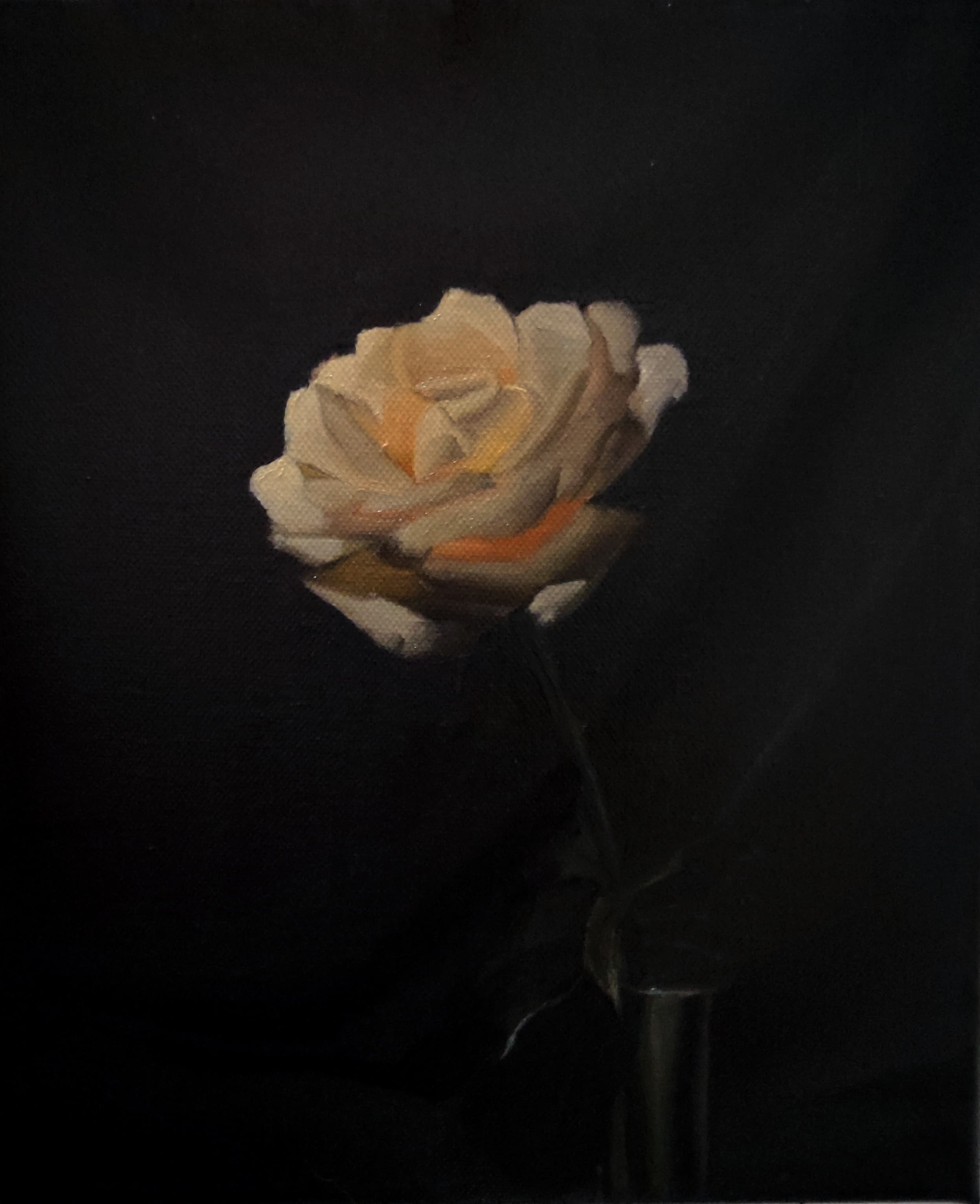 Advanced painting process of Rose