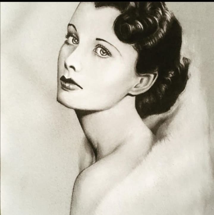 Actriz Vivian Leigh by Rolando Del Carmen